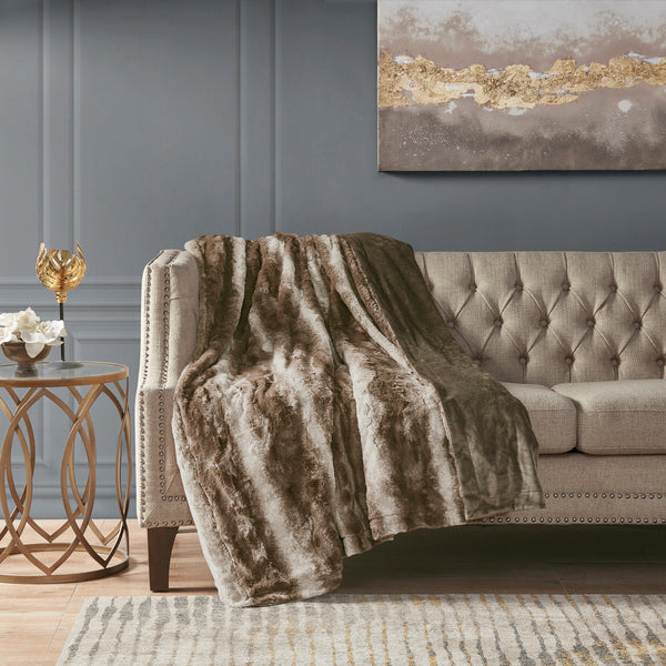 1PC 50x60' Faux Fur Throw