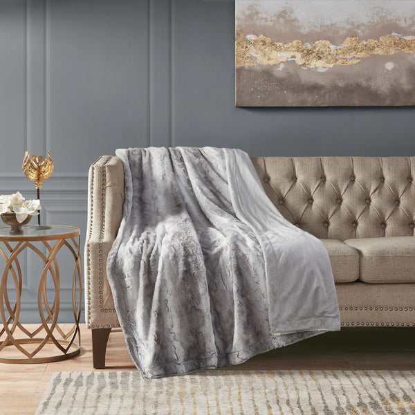 1PC 50x60' Faux Fur Throw
